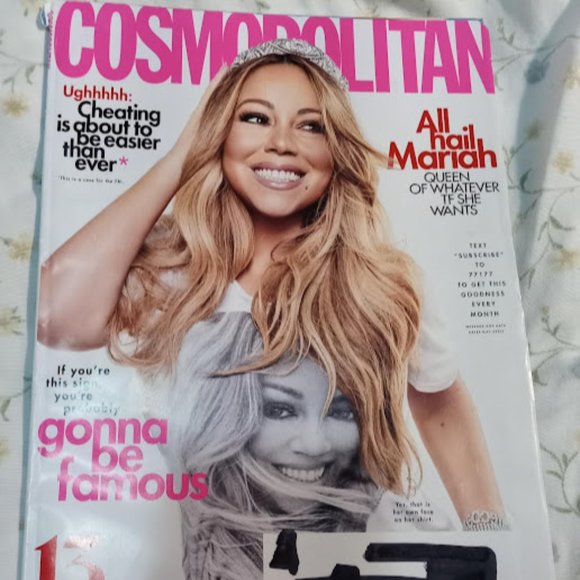 Mariah Carey COSMOPOLITAN MAGAZINE - Picture 1 of 6